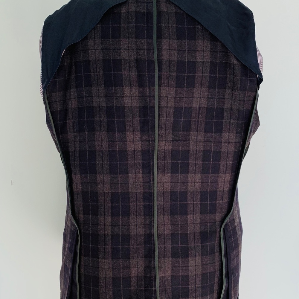 Kent & Curwen British Navy Sports Coat Mens 44L - Picture 5 of 8